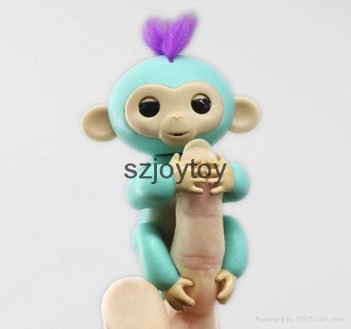 Electronic Funny Interactive Mini Finger Monkey Pets Toys For Children And Adult 2