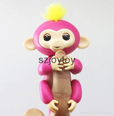 Electronic Funny Interactive Mini Finger Monkey Pets Toys For Children And Adult 4