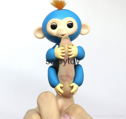 Electronic Funny Interactive Mini Finger Monkey Pets Toys For Children And Adult 5