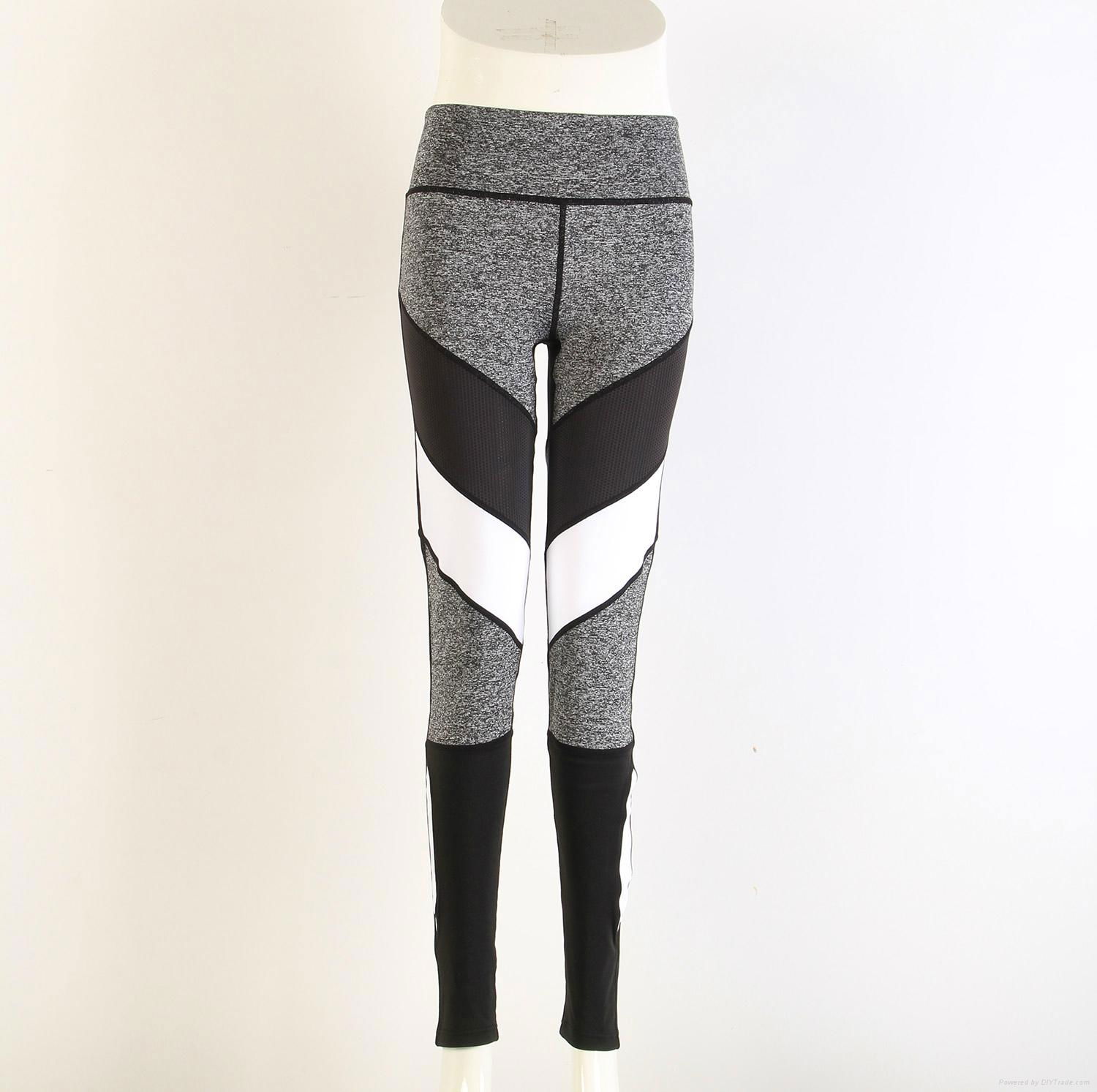 Black Stripes Yoga Fitness Pants 2