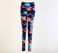 Colorful Printed Patchwork Women's Yoga Sports Pants 1