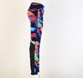Colorful Printed Patchwork Women's Yoga Sports Pants