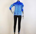 Blue Sportswears Yoga Three Pieces Yoga Jacket