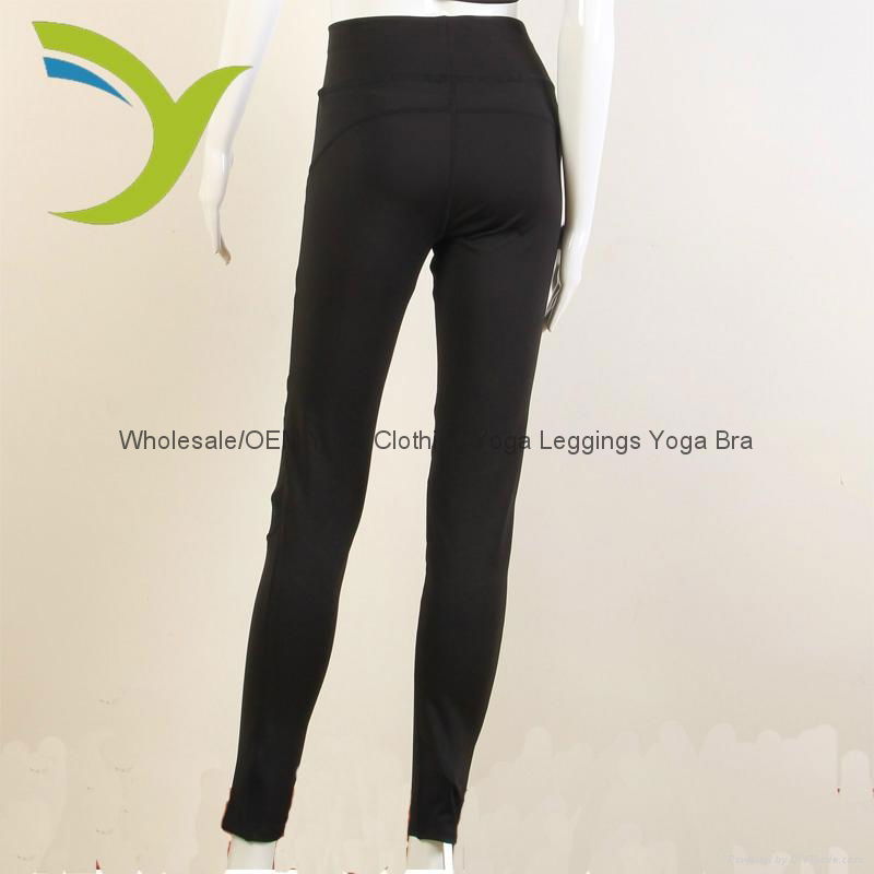 Wholesale Women's black bra yoga bra yoga pants 3