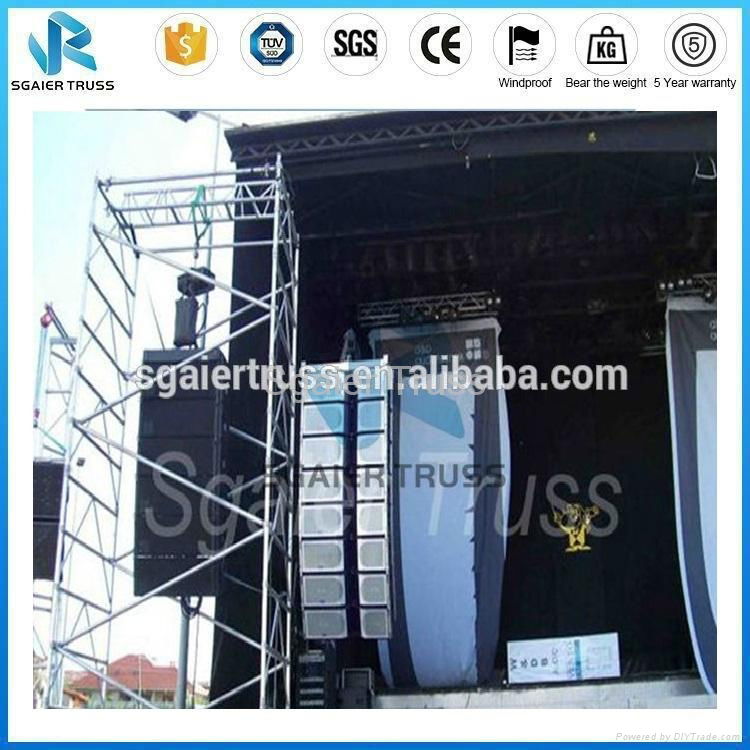 Aluminum Adjustable H Shape Scaffolding Ladder Truss System 3