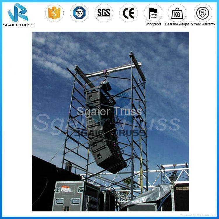 Aluminum Adjustable H Shape Scaffolding Ladder Truss System 4
