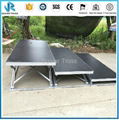 Outdoor Performance Heavy Duty Aluminum X folding Stage Platform 1-19 Square Met 3