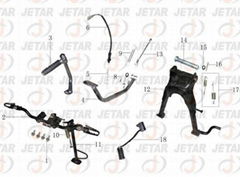 HONDA CT70 Motorcycle Parts