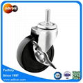 Medium Duty Swivel Caster Wheel with Side Brake 1