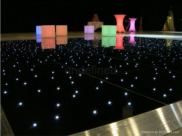 black panel with white lamps starlit dance floor 3