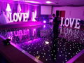 black panel with white lamps starlit dance floor 4