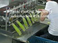 Different special shape Pre made plastic pouch Juice filling sealing machine 1