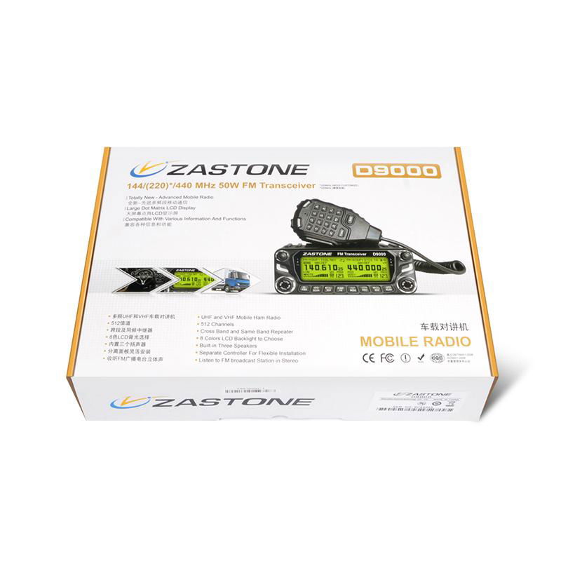 50 watt Zastone D9000 mobile radio 4