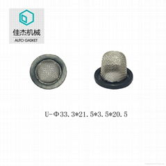 Jiajie rubber&plastic filter mesh gasket