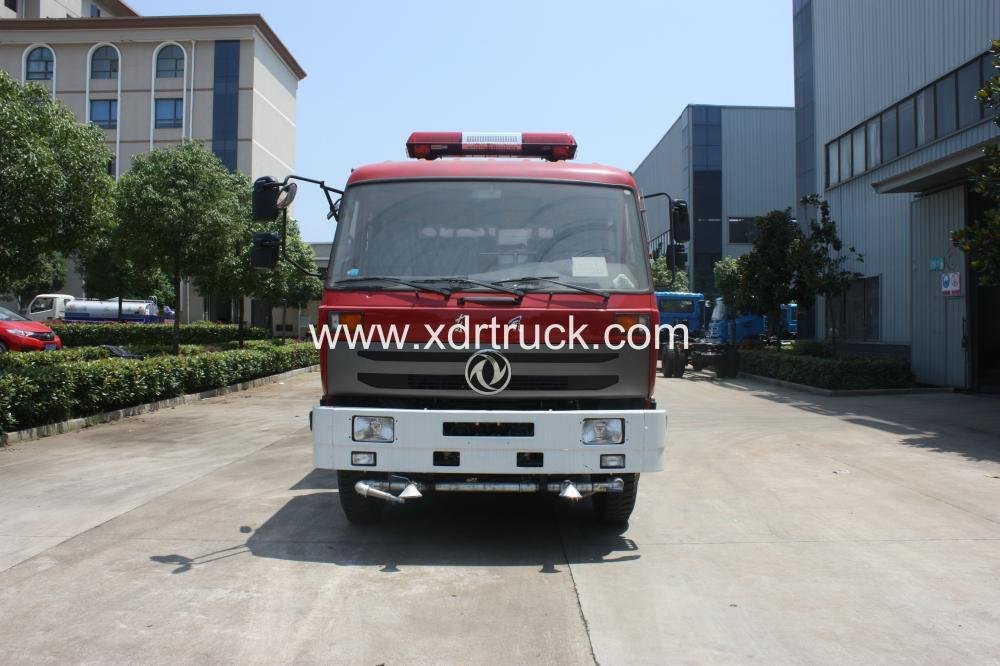 Dongfeng 153 8ton Water Fire Fighting Truck with Front Sprinkler 2