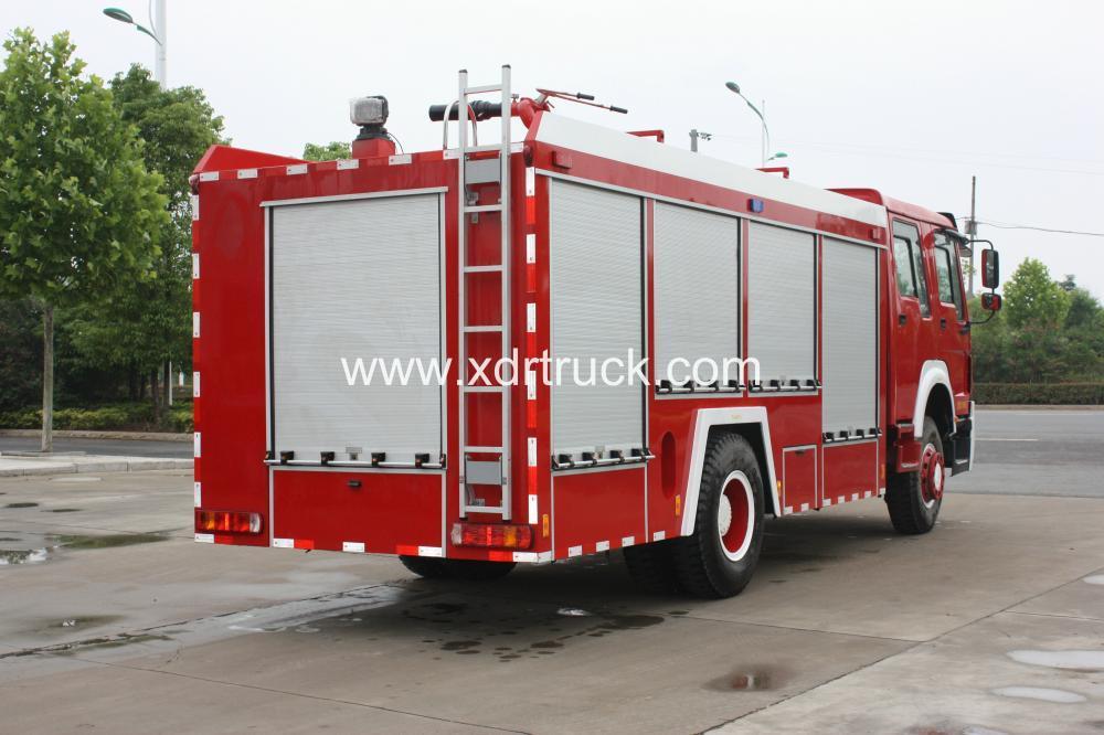 HOWO 8-10 Water Fire Tender Innder Tank