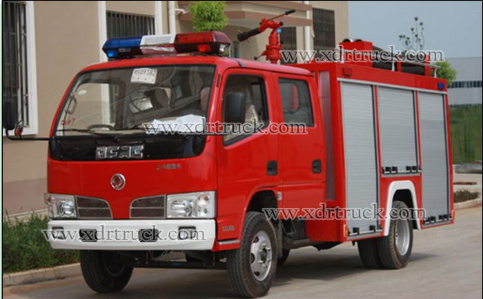 2.5 ton Dongfeng Chassis Water Fire Truck Euro3 3