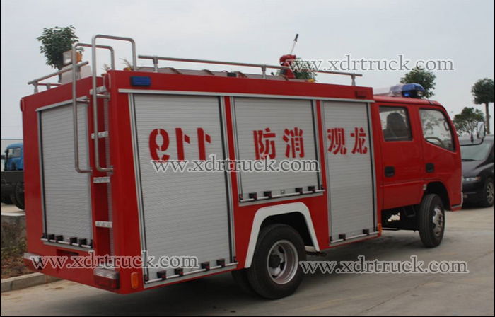 2.5 ton Dongfeng Chassis Water Fire Truck Euro3 2