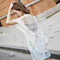Lace Trousers Fall New Loose Lace Beach Blouse Fall Lace Embroidery Wide Sleeve  3