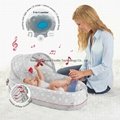 Lulyboo Baby Lounge Lights & Music Travel Bed 4