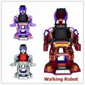 kids robot toys shopping mall walking