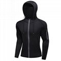 Wholesale Mens Best Zip up Hoodies Outerwear Jackets for Men with Reflective Tap 5