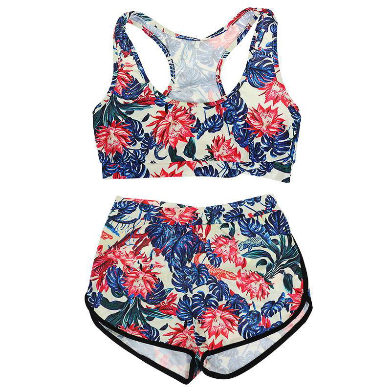 buy cheap race back sports bikini swimwear for women supplier  3