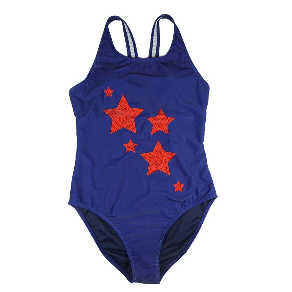wholesale OEM cute juniors swimsuits ruffle swimming costume 4