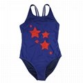 wholesale OEM cute juniors swimsuits ruffle swimming costume 4
