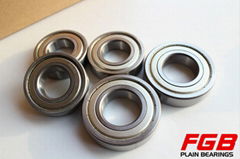 FGB deep groove ball bearing 6204 open zz 2RS