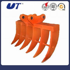 Excavator Attachments Tilt Root Rake