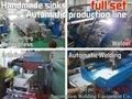 Handmade sink production line