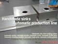 Robot welding system for handmade sink