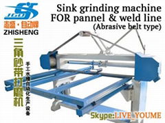 steel kitchen sink grinding polishing machine