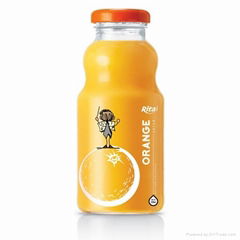 Orange Juice 250ml Glass Bottle - Fruit Juice Suppliers Manufacturers
