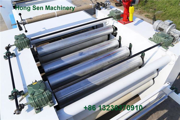 Double side single side MDF sticking laminating machine laminator manufacturer w 4