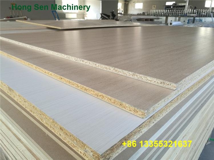 Two side one side MDF gluing lamination laminating machine line manufacturer for 2