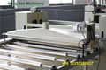 Manual MDF fiberboard particleboard panel plate laminating line manufacturer mad