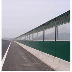 Transparent PMMA sound barriers