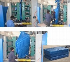Plastic pallets blow molding machinery