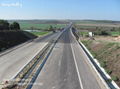 steel highway guardrail road barrier