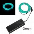 3M LED Neon Light Glow EL Wire Rope
