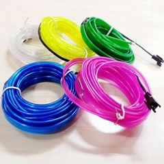 3M Flat Thin Flexible EL Wire Neon Light Electroluminescent Lighting Tape