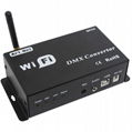 WF310 WiFi DMX Converter DC 12V Leynew LED Controller 1