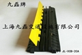 九磊牌JL-XCB-2CA地面橡胶线槽板两孔100×25×4.5cm