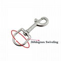 Stainless Steel Oval Single Bull Snap Hook