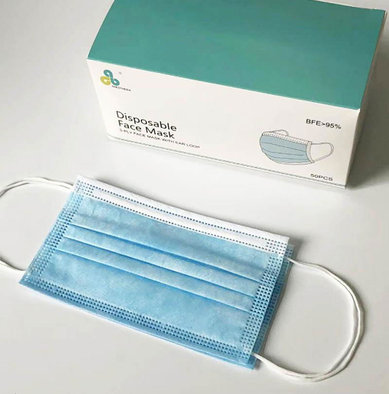 FDA CE approved high quality disposable China medical supplies face mask 3