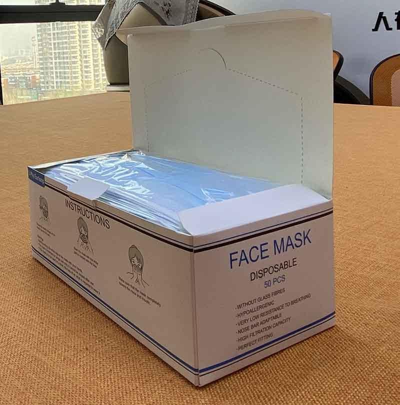 FDA CE approved high quality disposable China medical supplies face mask 4