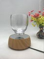 Resin magnetic levitation floating cup glass display stand