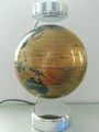 8inch stainless steel maglev levitate  floating globe with lighting change color